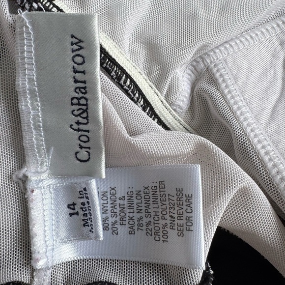 Swim Plus Zebra Print Tankini High-waist Swimsuits Set, Size 14 - Picture 9 of 10